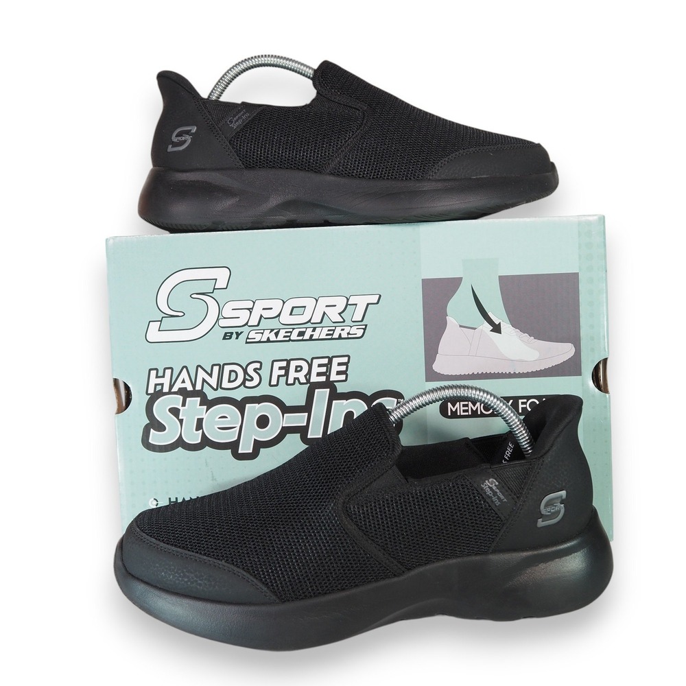 S Sport by Skechers Presley Slip-ins Men‎ Size 9 Black Casual Sneakers 098006337
